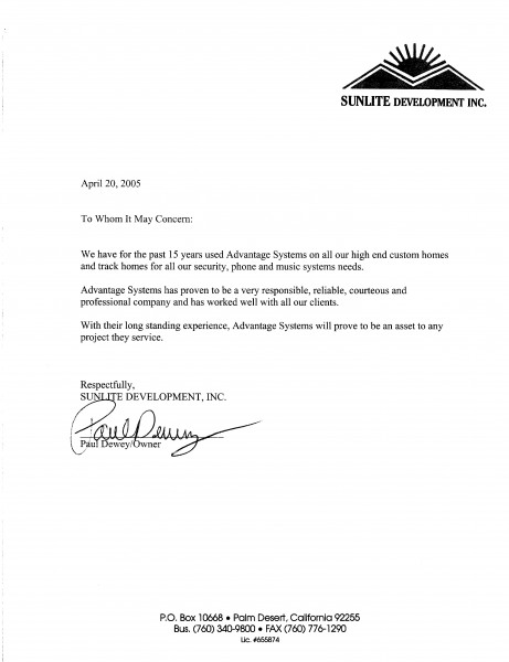 Sunlite Development Inc.